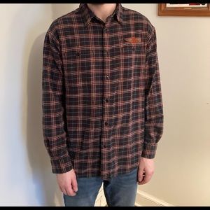 Harley Davidson Button Up Flannel